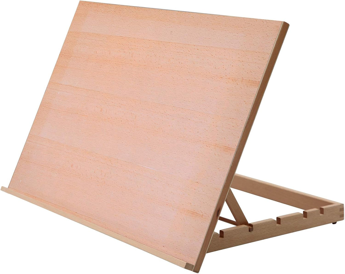 Extra Large 5-Position Wood Drafting Table Easel Drawing & Sketching Board,