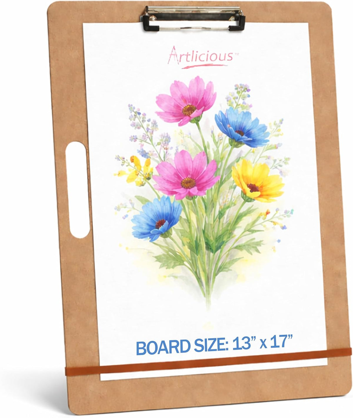 Artlicious Portable Drawing Board with Handle - Sketch Clipboard Artists