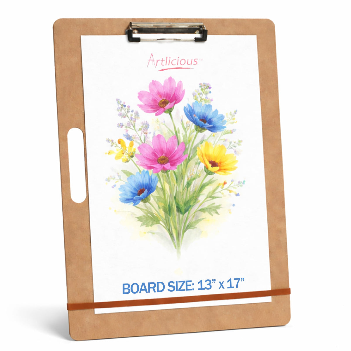 Artlicious Portable Drawing Board with Handle - Sketch Clipboard Artists