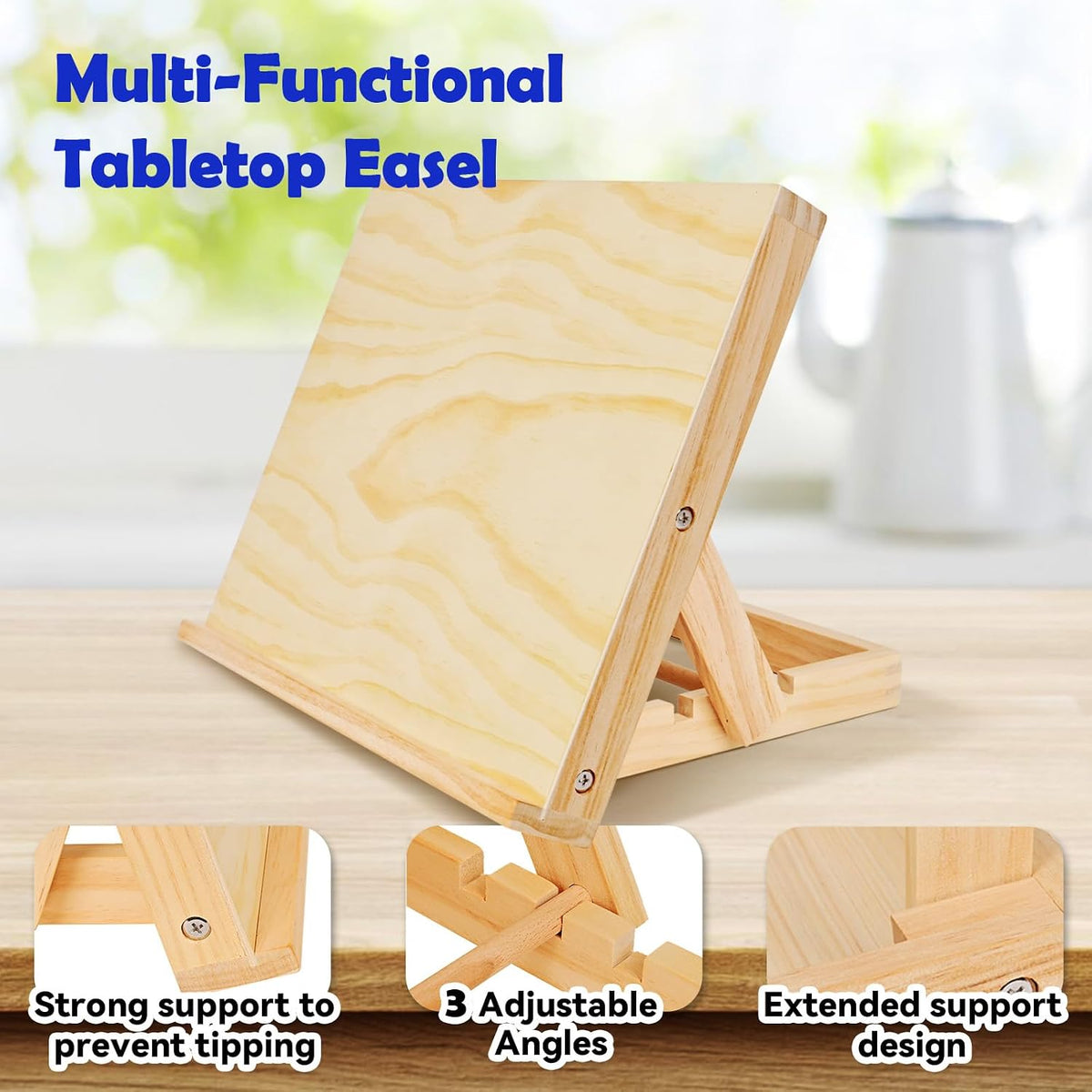 Easel for Painting Tabletop Easel 13 4/5 by 11 2/5 in