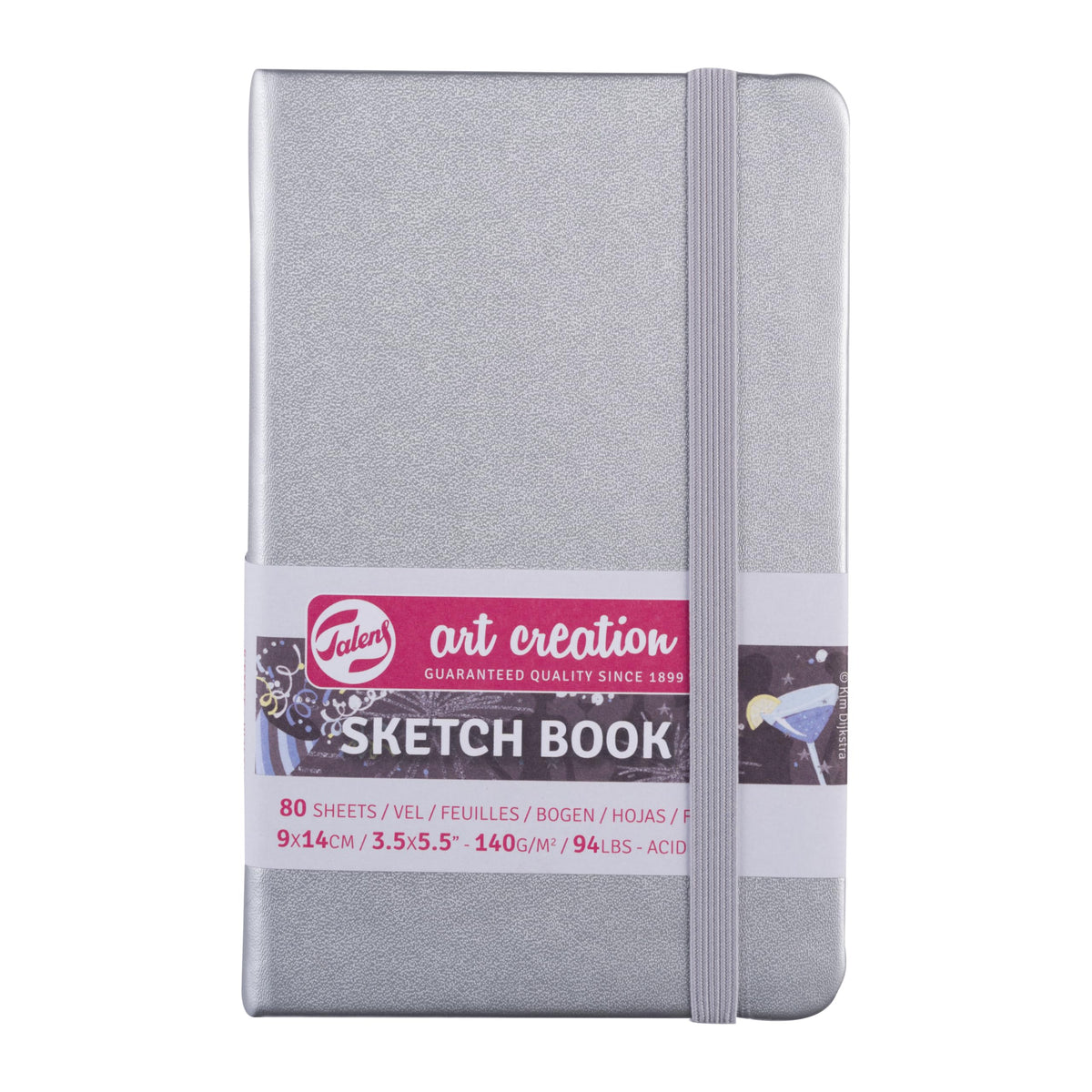 Talens Art Creation Sketchbook, Pastel Violet, 80 Sheets, 5.1 x 8.3 in