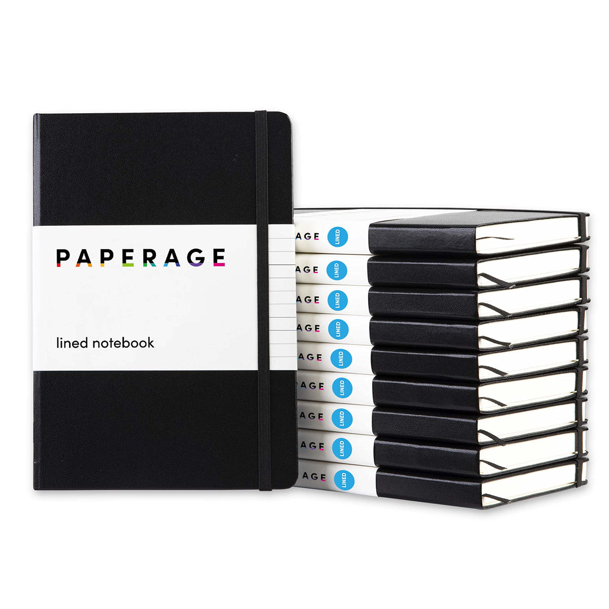PAPERAGE Blank Journal Notebook, (Lavender), 160 Pages, Medium 5.6 in x 8 in - 100 GSM Thick Paper – Hardcover Journaling Notebook for Work, School, Note Taking or Sketching