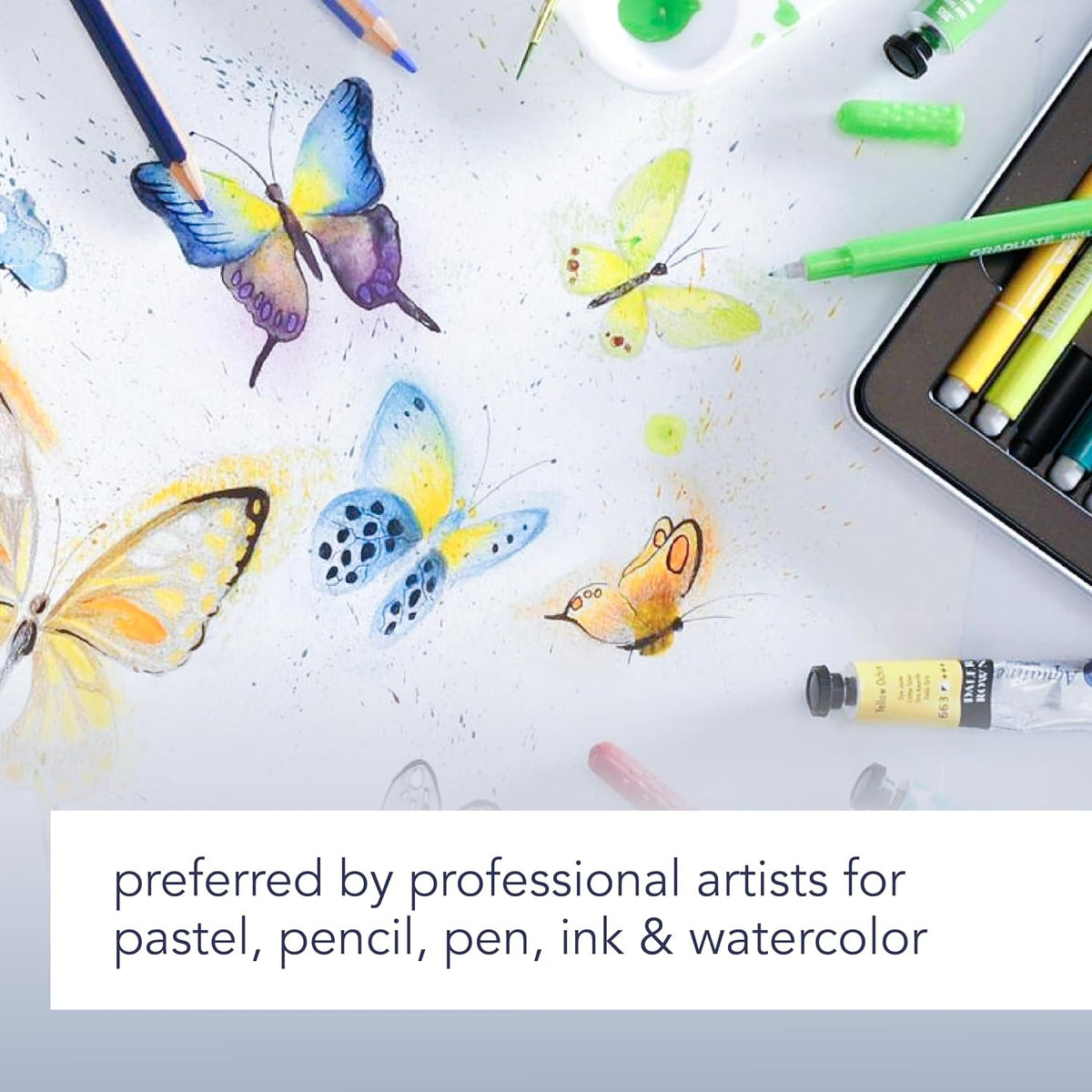 Canson Artist Series Mixed Media Paper, 11" x 14", Wirebound Pad, 20 Sheets