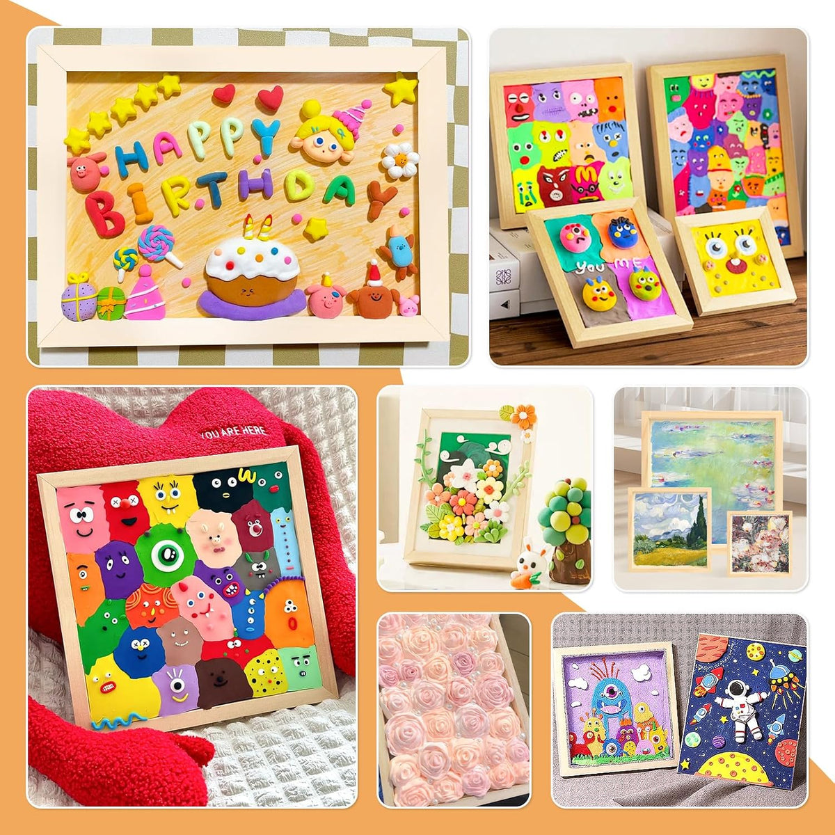 Wood Panels for DIY Painting - Christmas Crafts & Home Décor | 12x12 Inch Canvas Wood Boards, Unfinished Wooden Canvas for Adults (3-Pack)