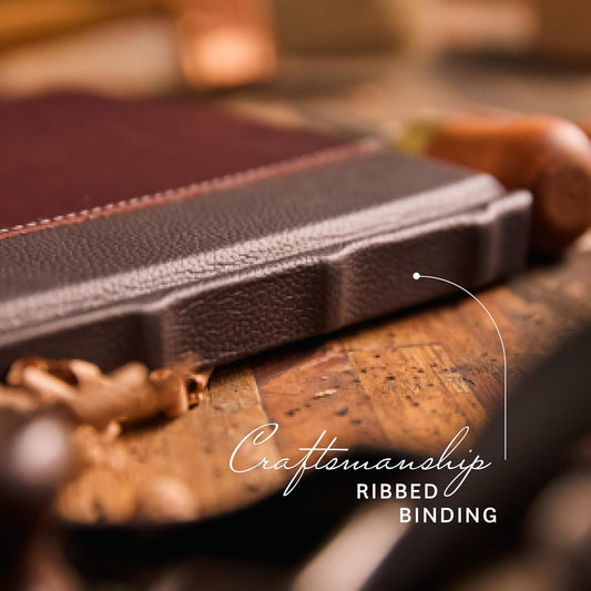 Leatherpress Sketchbook, Hardcover Drawing Notebook, Brown/Burgundy