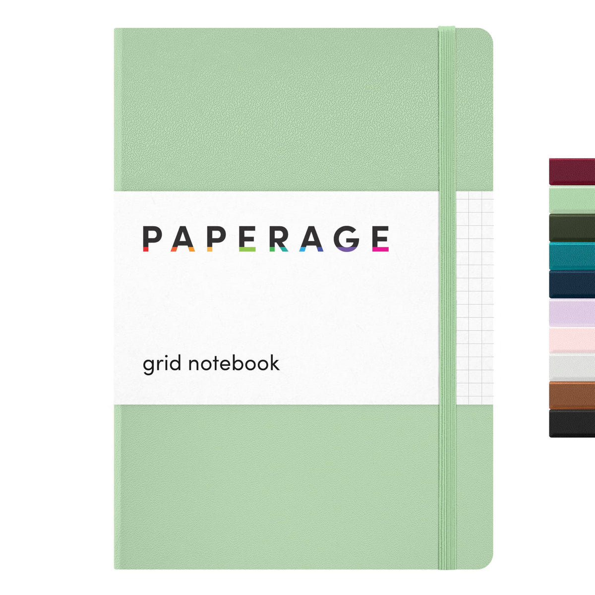 PAPERAGE Blank Journal Notebook, (Red), 160 Pages, Medium 5.6 in x 8 in - 100 GSM Thick Paper – Hardcover Journaling Notebook for Work, School, Note Taking or Sketching