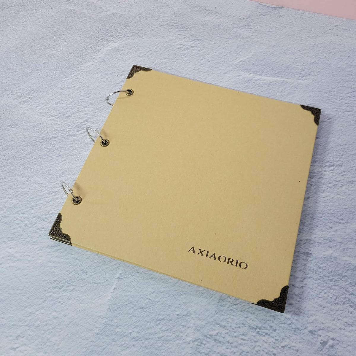 AXIAORIO Sketchbooks, Vintage Kraft Hard Cover Design