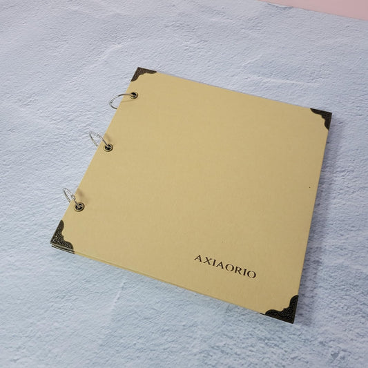AXIAORIO Sketchbooks, Vintage Kraft Hard Cover Design