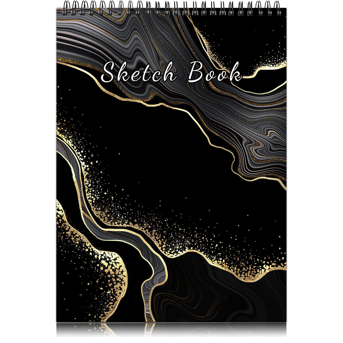 Deokke Sketchbook Top Spiral Bound Sketch Pad, 9 x 12 inch,100GSM Thick Paper,50 Sheets 100 Pages,Art Sketch Book Aesthetic Cute Drawing Writing Paper for Girls Women-Pink Bowknot