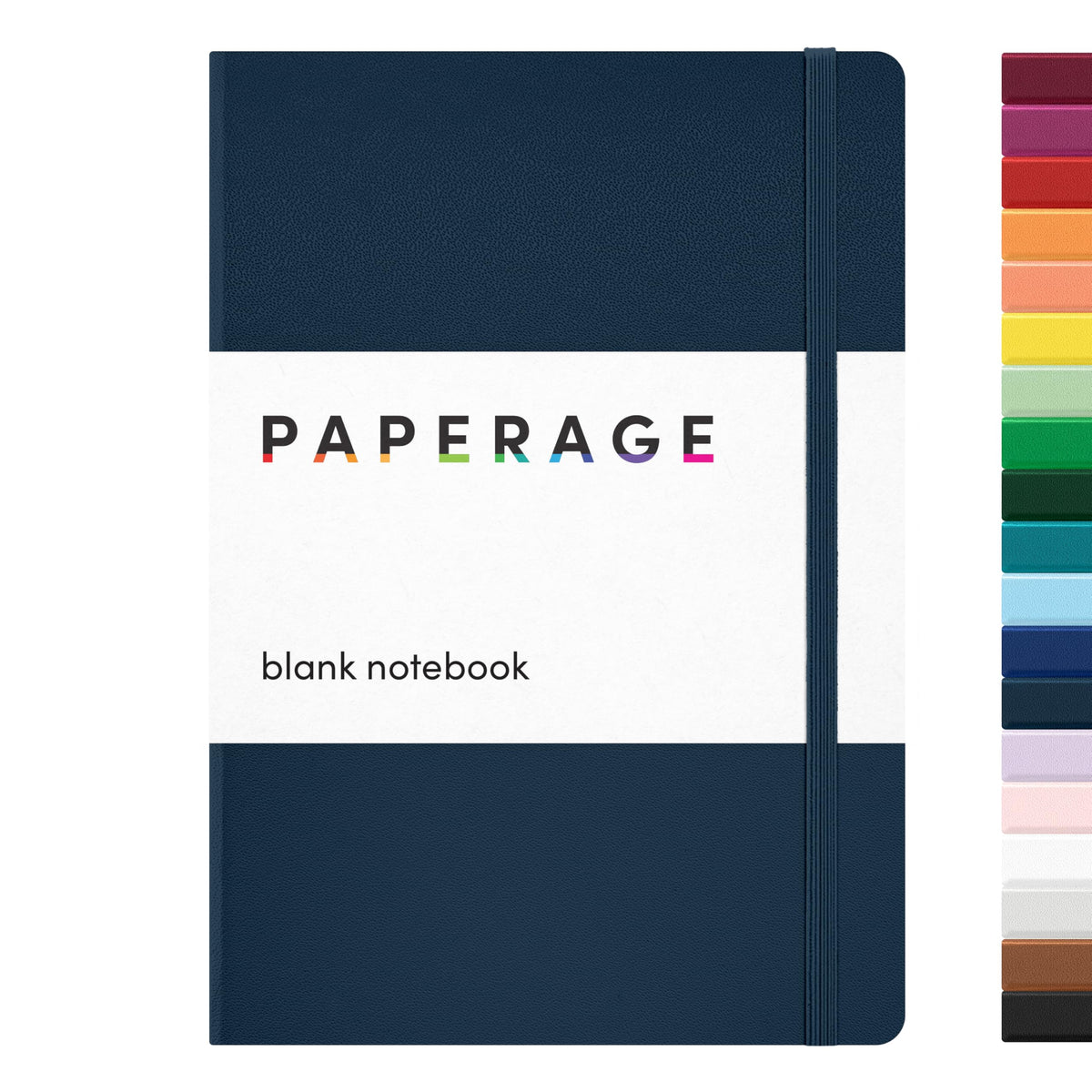PAPERAGE Blank Journal Notebook, (Lavender), 160 Pages, Medium 5.6 in x 8 in - 100 GSM Thick Paper – Hardcover Journaling Notebook for Work, School, Note Taking or Sketching