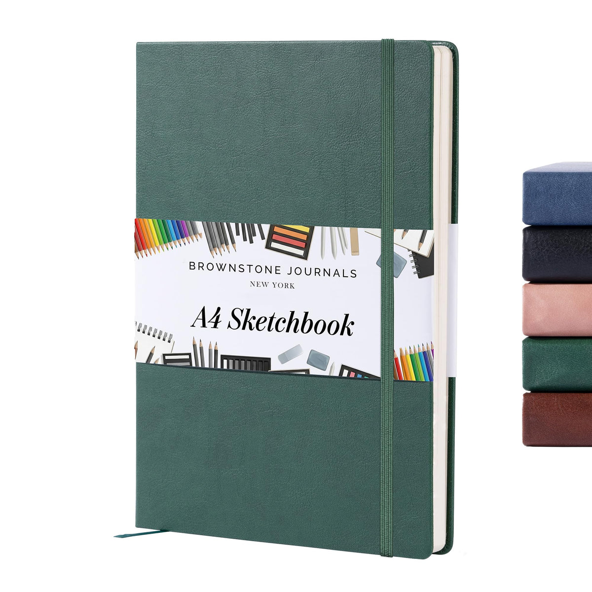 BROWNSTONE JOURNALS A5 Sketch Book Hardcover - 80 Sheets 100 GSM Paper