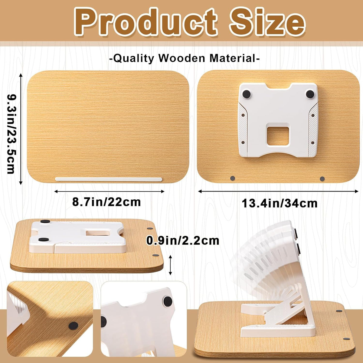 Slant Board for Writing, Adjustable Slanted Clipboard for Classroom, 1 Pc
