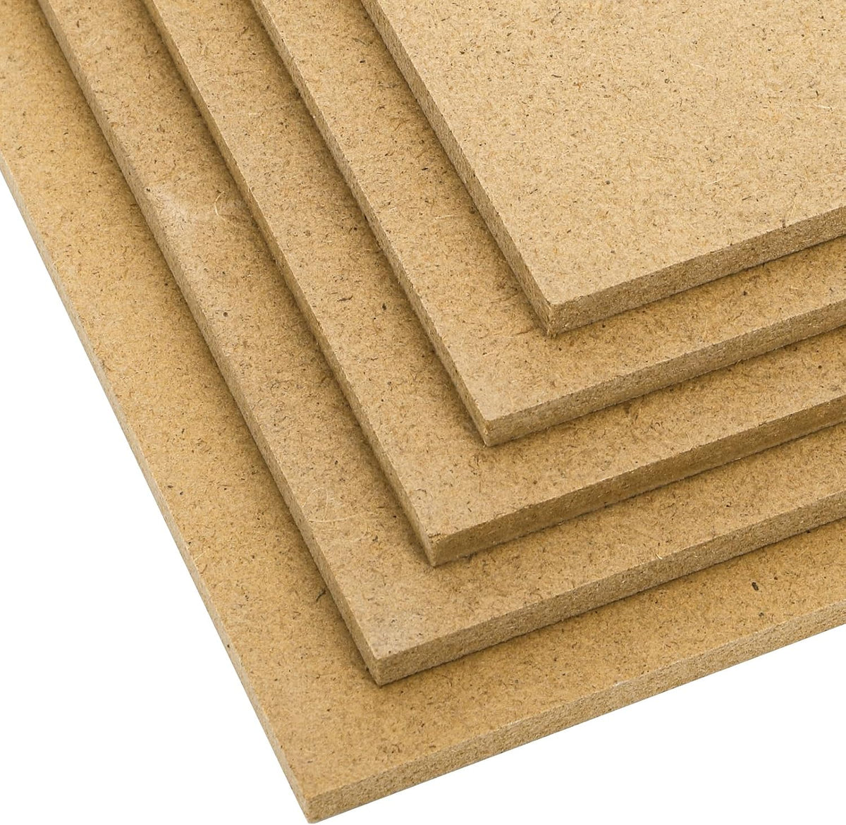 DEAYOU 10 Pack 11" x 14" MDF Wood Boards for Crafts, 1/4" Thick Medium Density Fiberboard, Unfinished Art Chipboard Sheets, Blank Wooden Hardboard Panels for DIY, Engraving, Painting, Carpentry