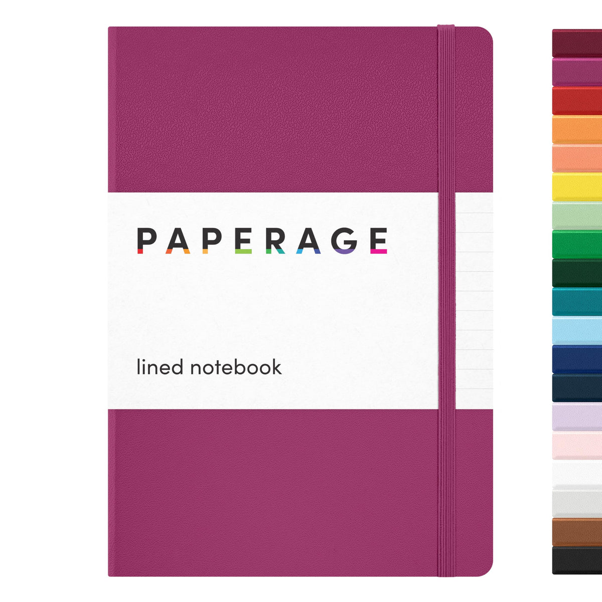 PAPERAGE Blank Journal Notebook, (Lavender), 160 Pages, Medium 5.6 in x 8 in - 100 GSM Thick Paper – Hardcover Journaling Notebook for Work, School, Note Taking or Sketching