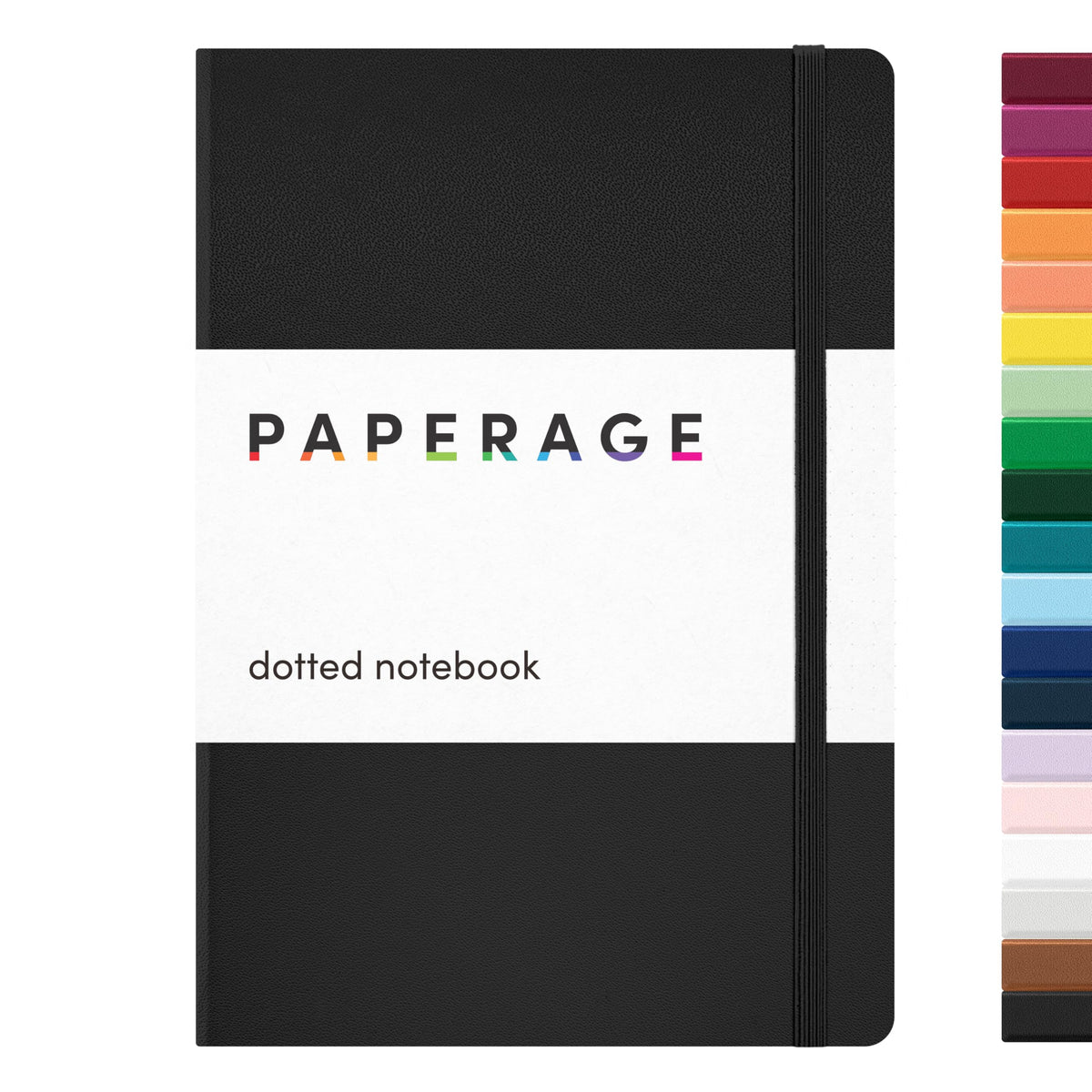 PAPERAGE Blank Journal Notebook, (Raspberry), 160 Pages, Medium 5.6 in x 8 in - 100 GSM Thick Paper – Hardcover Journaling Notebook for Work, School, Note Taking or Sketching