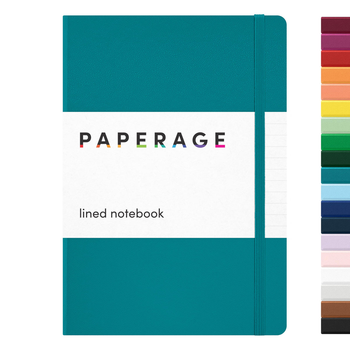 PAPERAGE Blank Journal Notebook, (Lavender), 160 Pages, Medium 5.6 in x 8 in - 100 GSM Thick Paper – Hardcover Journaling Notebook for Work, School, Note Taking or Sketching