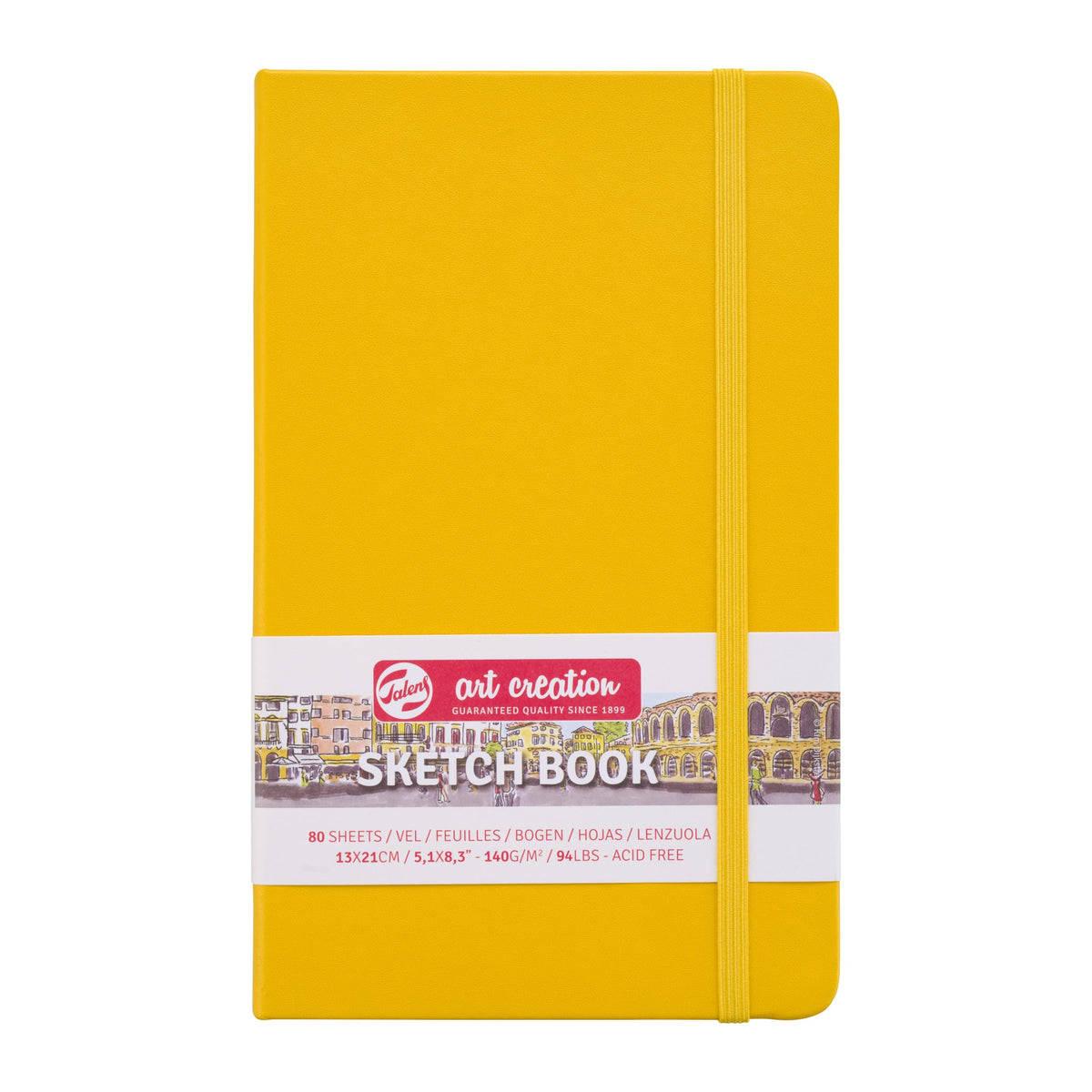 Talens Art Creation Sketchbook, Black, 80 Sheets, 5.1 x 8.3 in