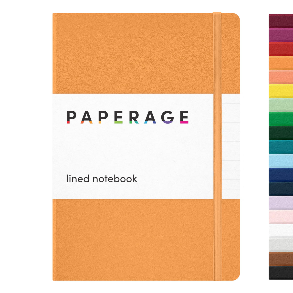 PAPERAGE Blank Journal Notebook, (Raspberry), 160 Pages, Medium 5.6 in x 8 in - 100 GSM Thick Paper – Hardcover Journaling Notebook for Work, School, Note Taking or Sketching