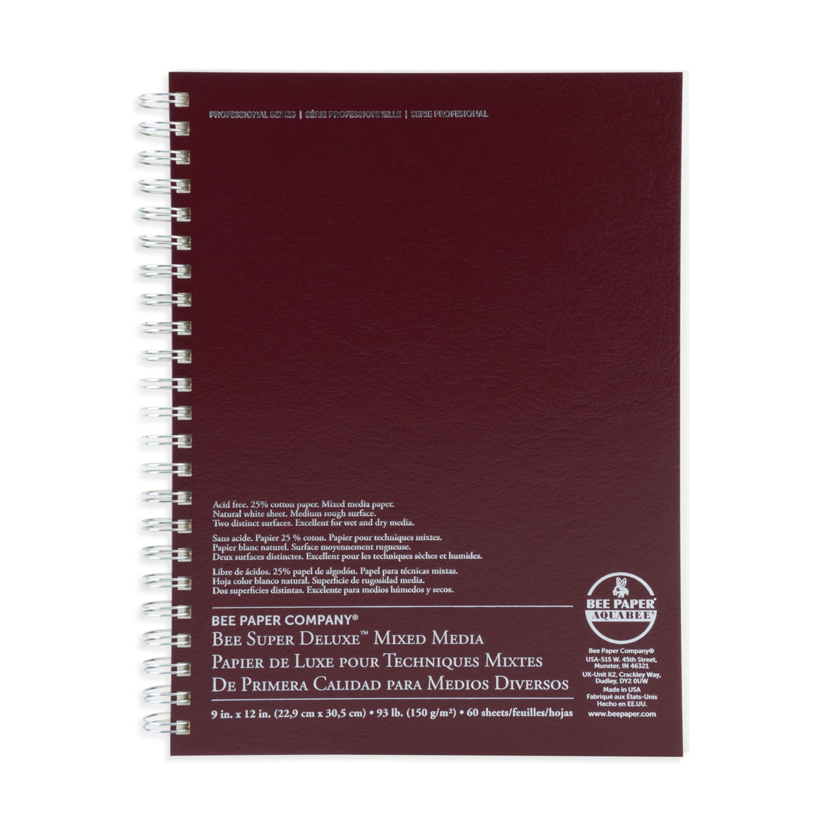 Bee Paper - 6"x 6" Super Deluxe Mixed Media Sketching Pad, 60 Sheets