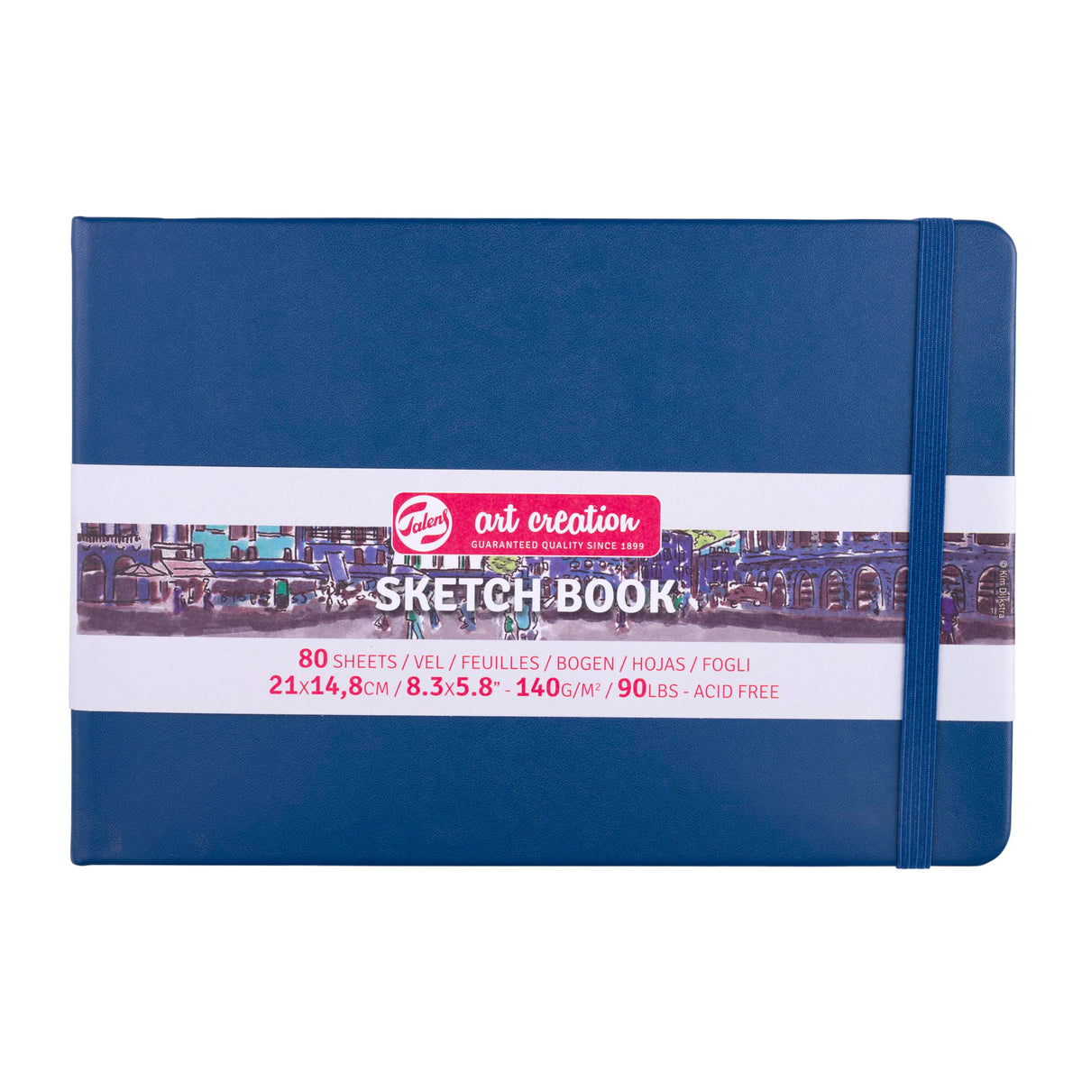 Talens Art Creation Sketchbook, Pastel Pink, 80 Sheets, 5.1 x 8.3 in