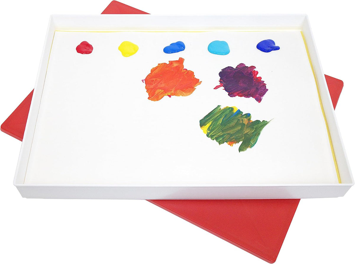 Masterson Sta-Wet Premier Palette with Airtight Lid, 16 X 12 inches, Includes Sponge & 5 Sheets of Sta-Wet Palette Paper (105)