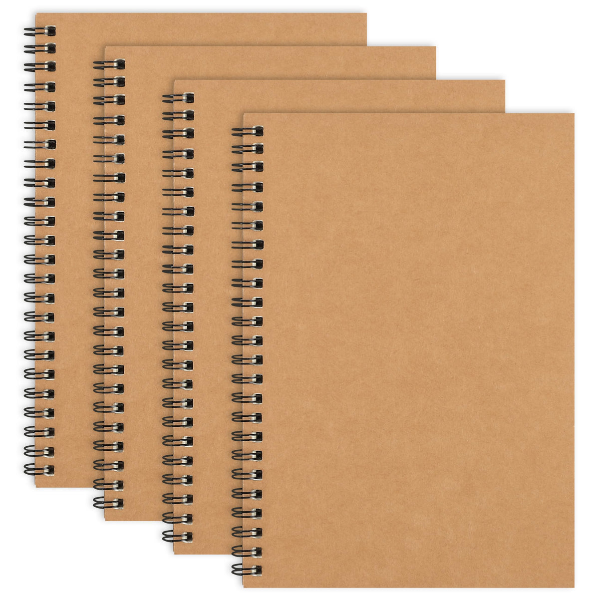EOOUT Sketch Book for Kids, 12 Pack, A5 Blank Spiral Notebooks Sketchbooks, Unlined Journals 5.5 x 8.3 Inch, 100 Pages / 50 Sheets, Diary Sketch Books for Drawing, Art, Students, Office