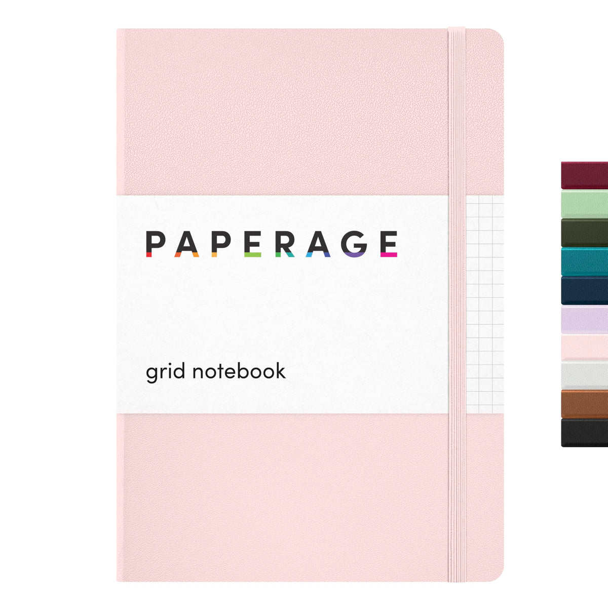 PAPERAGE Blank Journal Notebook, (Raspberry), 160 Pages, Medium 5.6 in x 8 in - 100 GSM Thick Paper – Hardcover Journaling Notebook for Work, School, Note Taking or Sketching