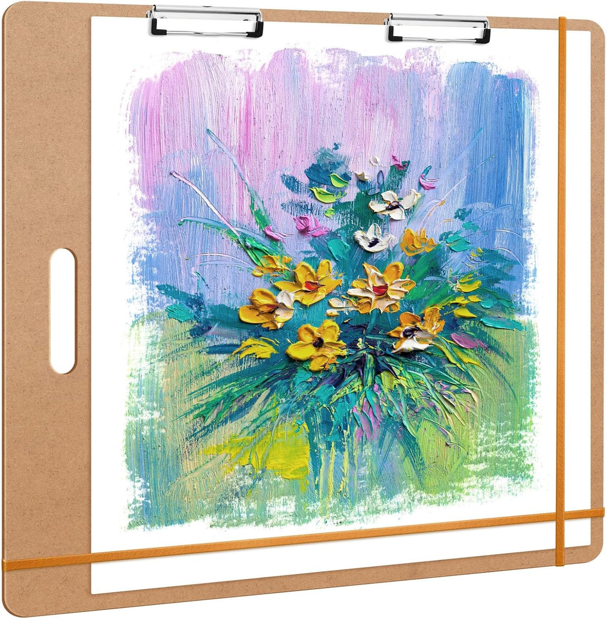 tutata 23 x 26 Drawing Board, Sketch Board with Handle, Portable Clipboard
