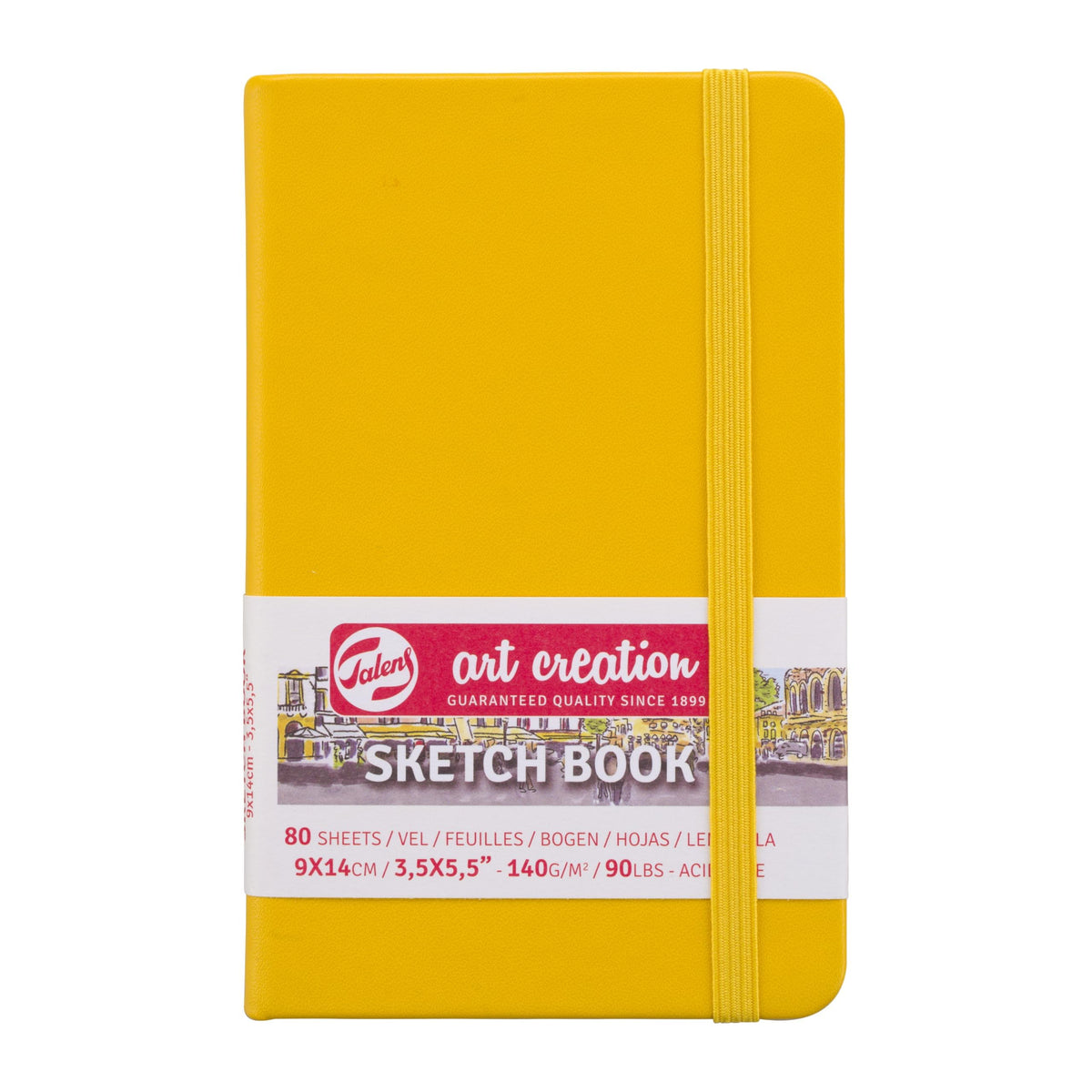 Talens Art Creation Sketchbook, Black, 80 Sheets, 5.1 x 8.3 in