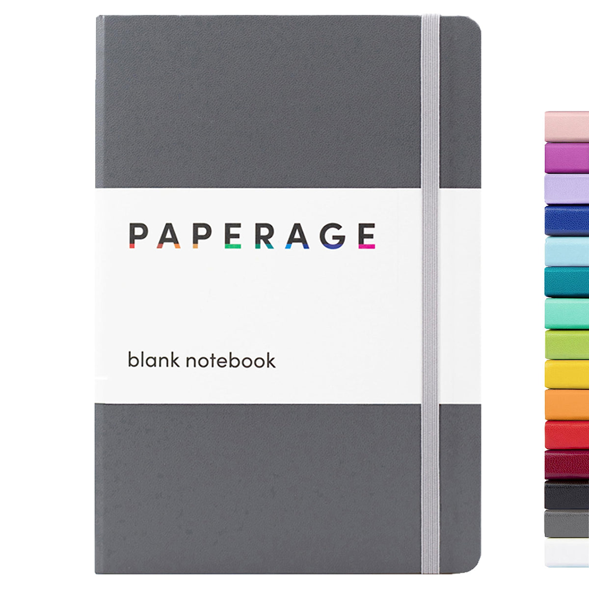 PAPERAGE Blank Journal Notebook, (Raspberry), 160 Pages, Medium 5.6 in x 8 in - 100 GSM Thick Paper – Hardcover Journaling Notebook for Work, School, Note Taking or Sketching