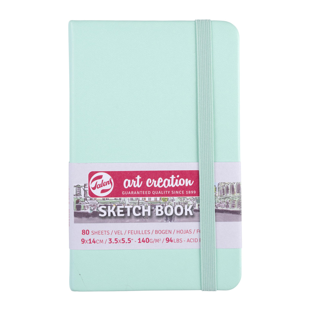 Talens Art Creation Sketchbook, Pastel Pink, 80 Sheets, 5.1 x 8.3 in