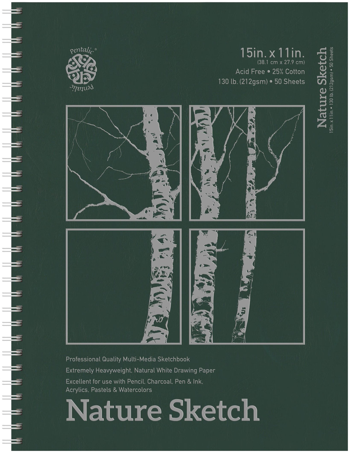 Pentalic Nature Sketch Pad, 9-Inch by 6-Inch