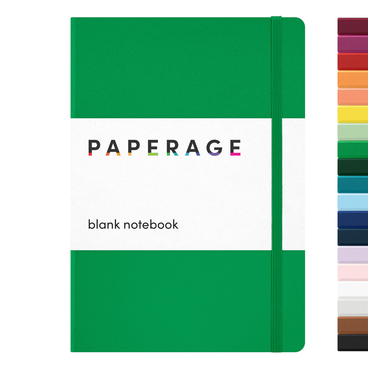 PAPERAGE Blank Journal Notebook, (Lavender), 160 Pages, Medium 5.6 in x 8 in - 100 GSM Thick Paper – Hardcover Journaling Notebook for Work, School, Note Taking or Sketching