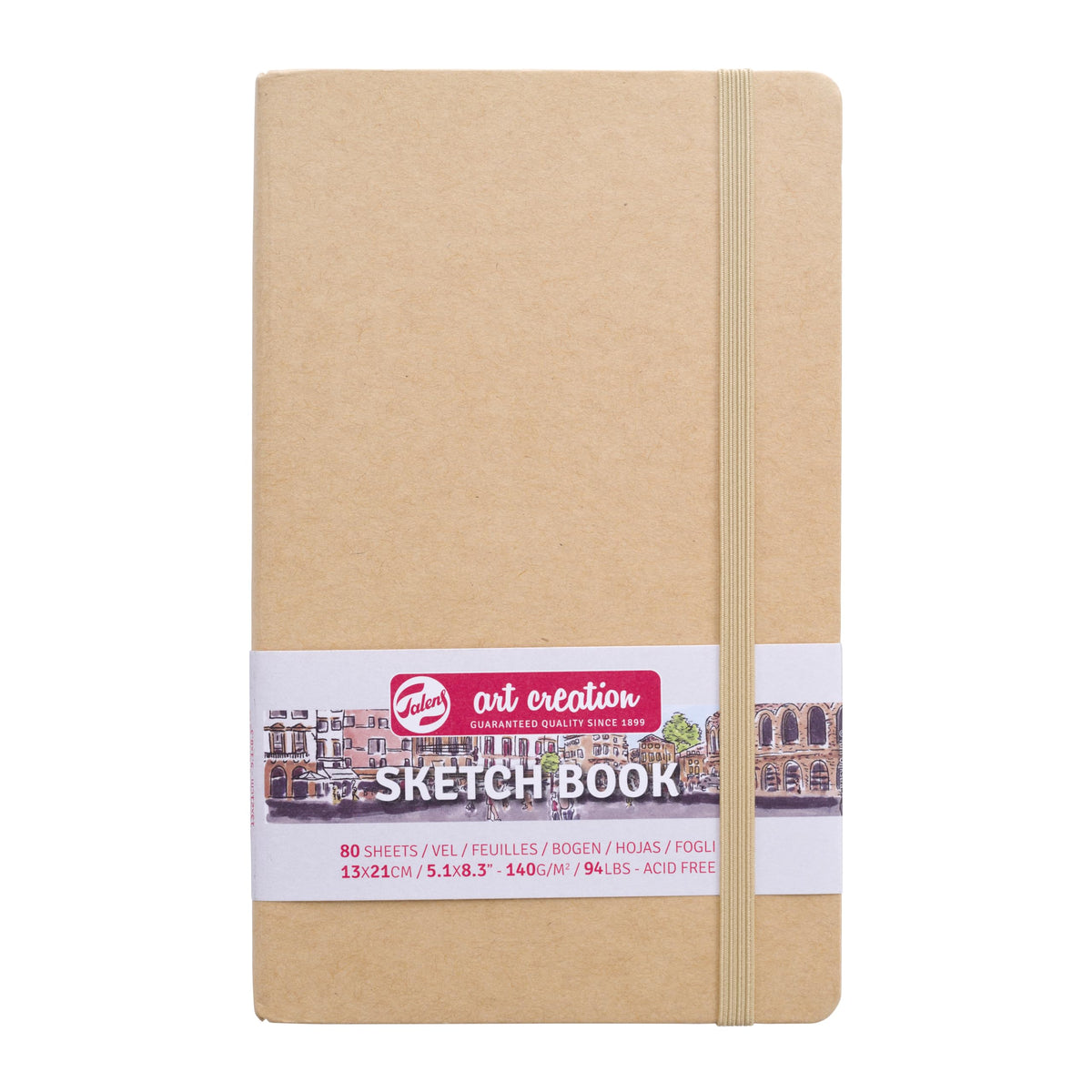 Talens Art Creation Sketchbook, Pastel Pink, 80 Sheets, 5.1 x 8.3 in