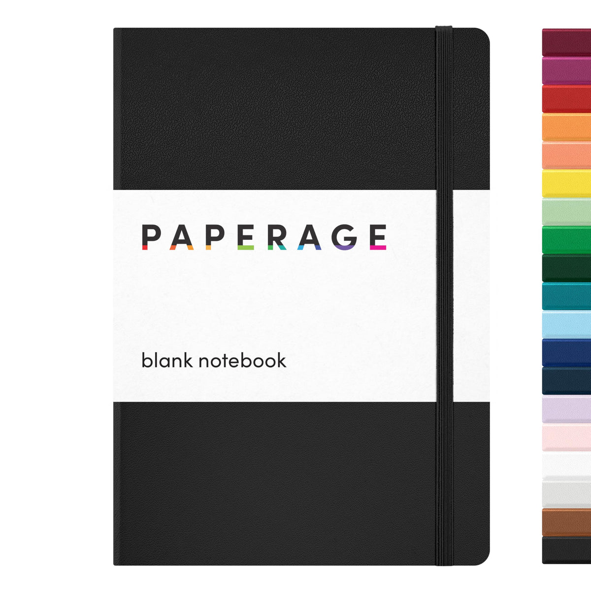 PAPERAGE Blank Journal Notebook, (Lavender), 160 Pages, Medium 5.6 in x 8 in - 100 GSM Thick Paper – Hardcover Journaling Notebook for Work, School, Note Taking or Sketching