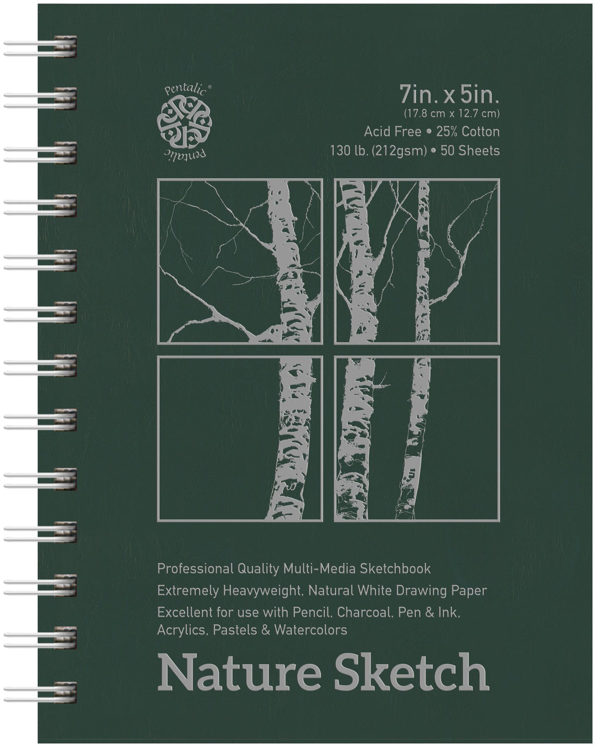 Pentalic Nature Sketch Pad, 9-Inch by 6-Inch