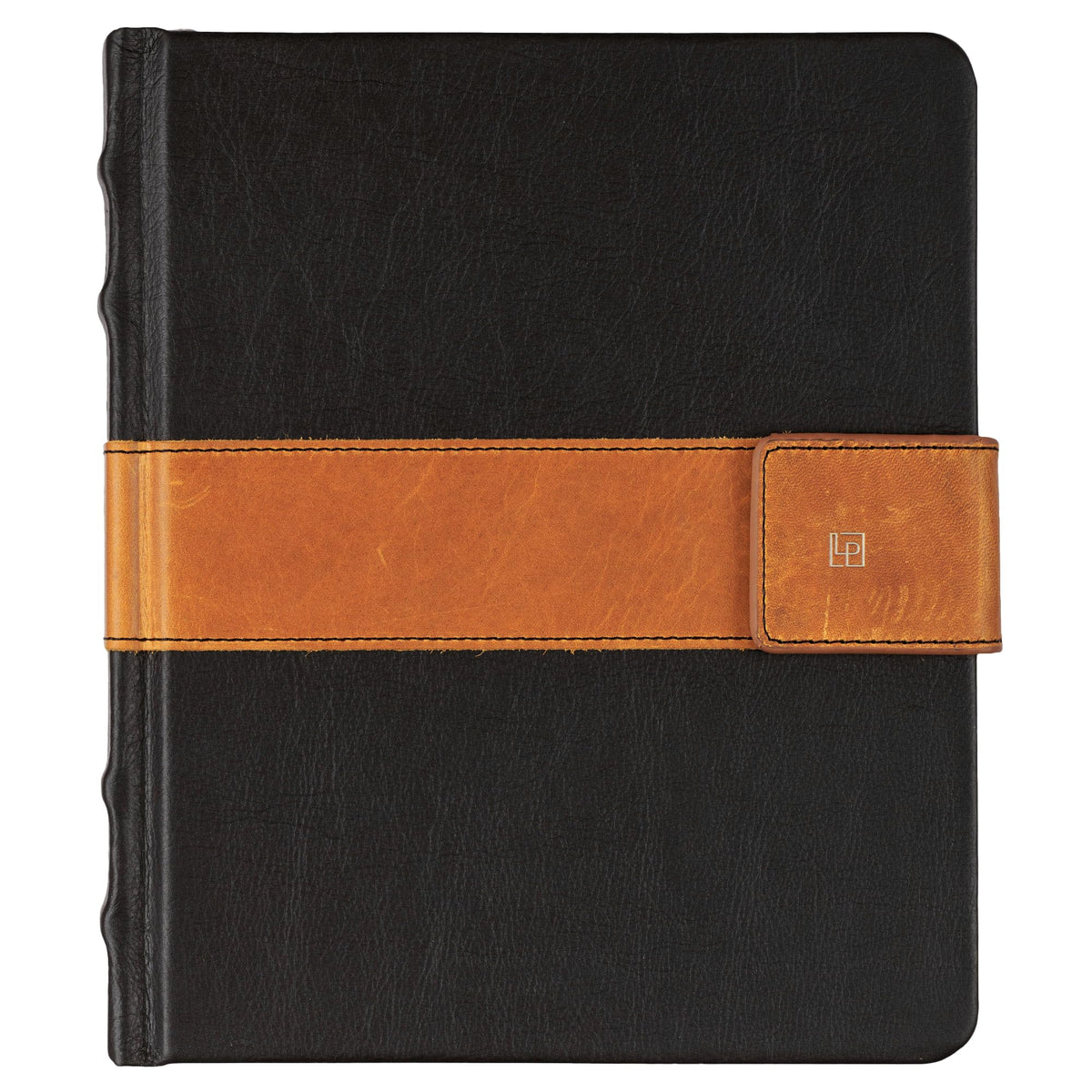 Leatherpress Sketchbook, Hardcover Drawing Notebook, Brown/Burgundy