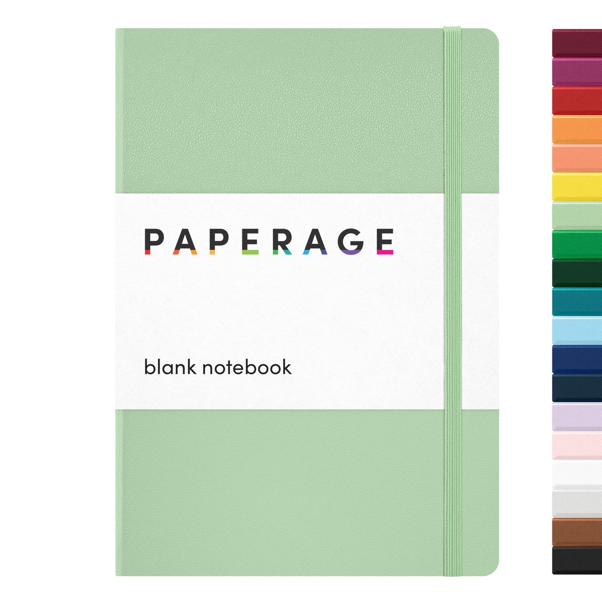 PAPERAGE Blank Journal Notebook, (Lavender), 160 Pages, Medium 5.6 in x 8 in - 100 GSM Thick Paper – Hardcover Journaling Notebook for Work, School, Note Taking or Sketching