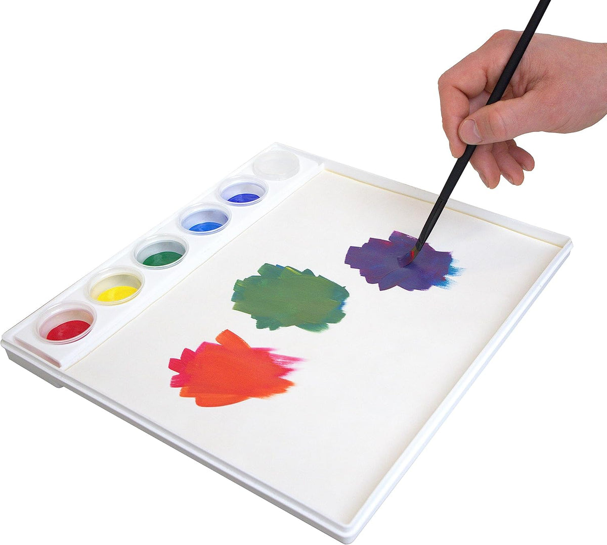 Masterson Sta-Wet Painters Pal Bundled Set, 9in x 12in Airtight Wet Painting Palette, with 30 Acrylic Paper Refill Sheets and 1 Sponge Refill Pack, Keeps Wet Paint Fresh for Days, Made in USA