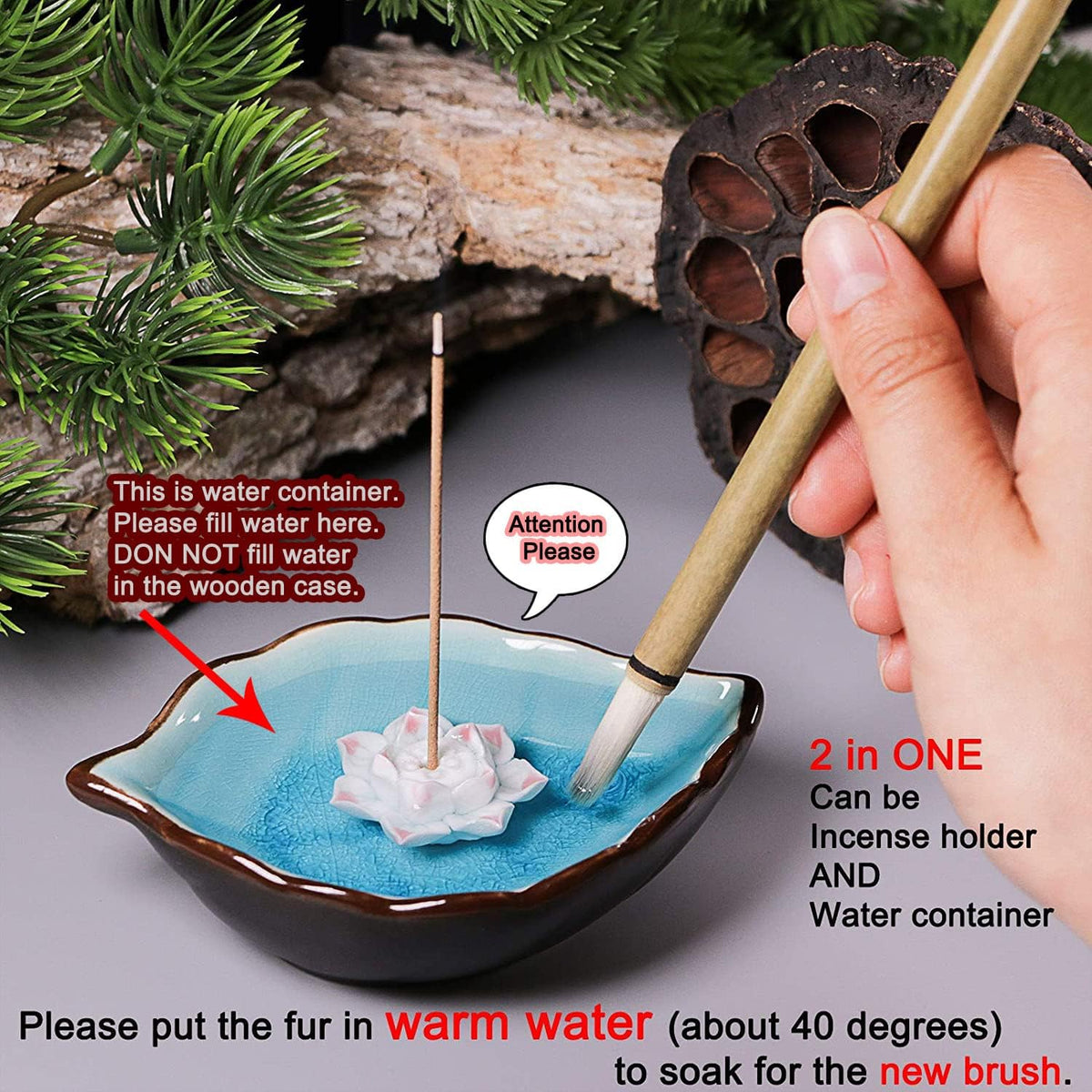 Meditation Gifts Buddha Drawing Board - Woman Relaxation Gifts Man Zen Healing Gifts Decor Office Home Relaxing Art Water Painting Board Stress Relief Birthday Valentine Gifts for Adults Him Her