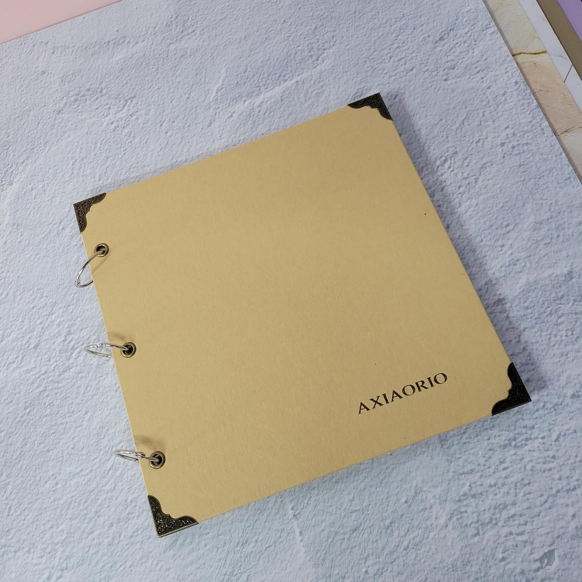 AXIAORIO Sketchbooks, Vintage Kraft Hard Cover Design