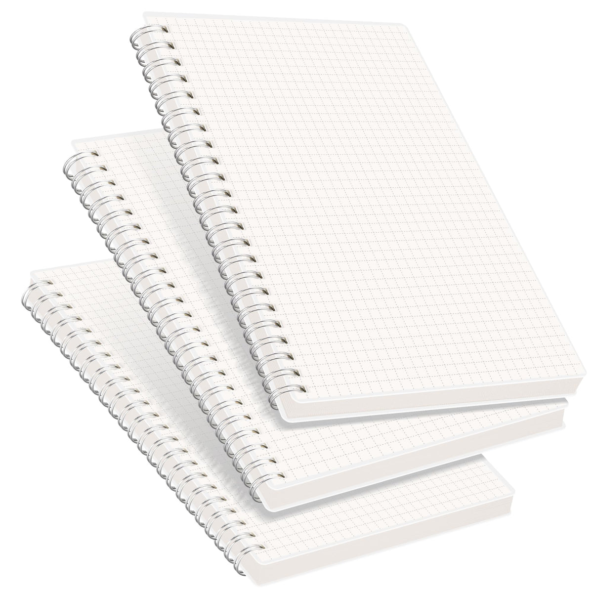 RETTACY Blank Journal Notebook, 160 Pages per Pack, B5 Size (7.6'' × 10'')