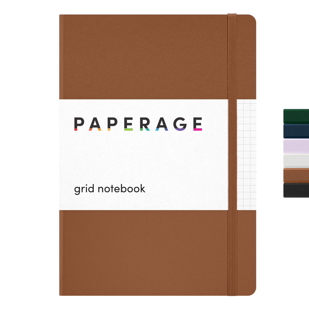PAPERAGE Blank Journal Notebook, (Red), 160 Pages, Medium 5.6 in x 8 in - 100 GSM Thick Paper – Hardcover Journaling Notebook for Work, School, Note Taking or Sketching