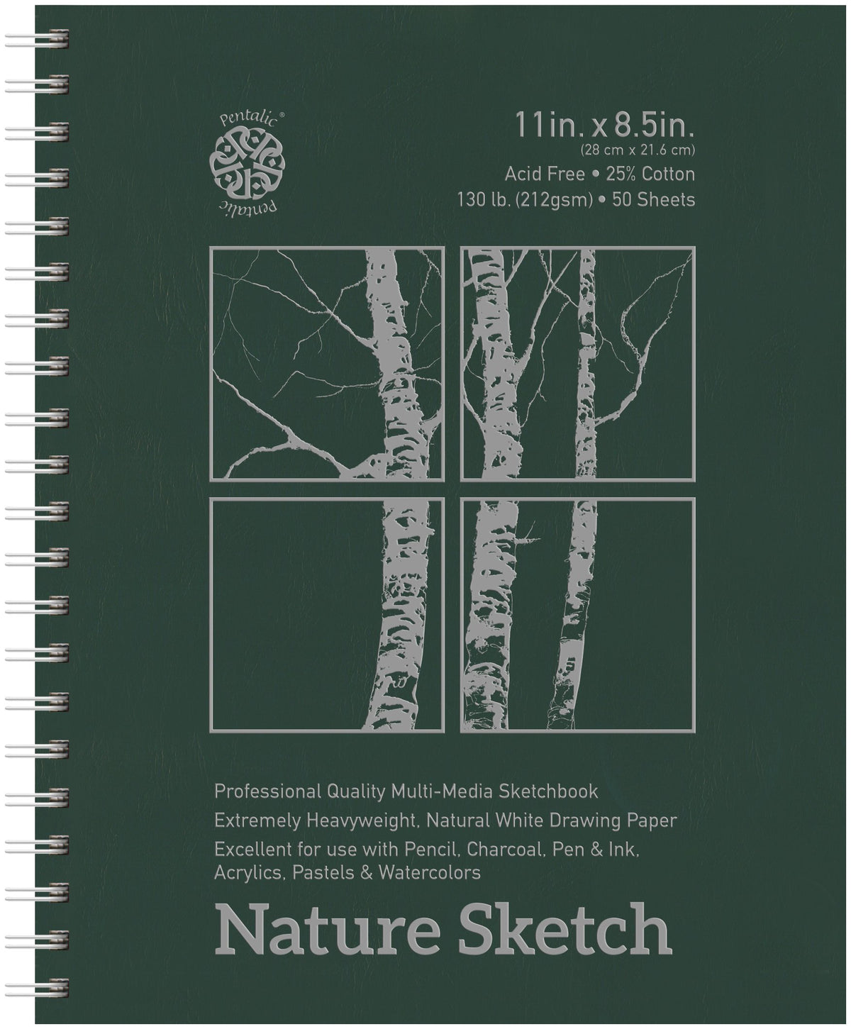 Pentalic Nature Sketch Pad, 9-Inch by 6-Inch