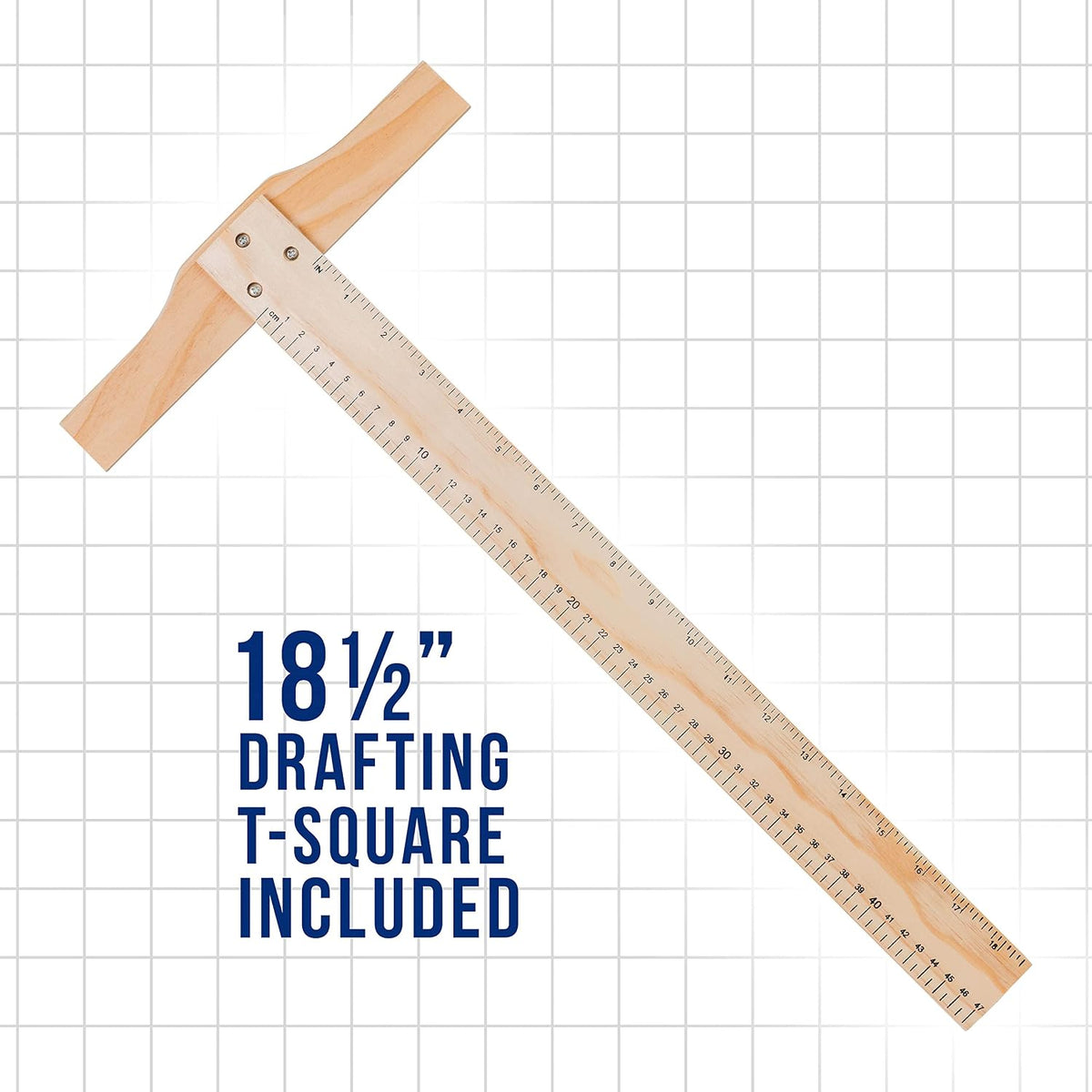 U.S. Art Supply Large 20-1/2" x 16" Wooden Drawing Board Adjustable
