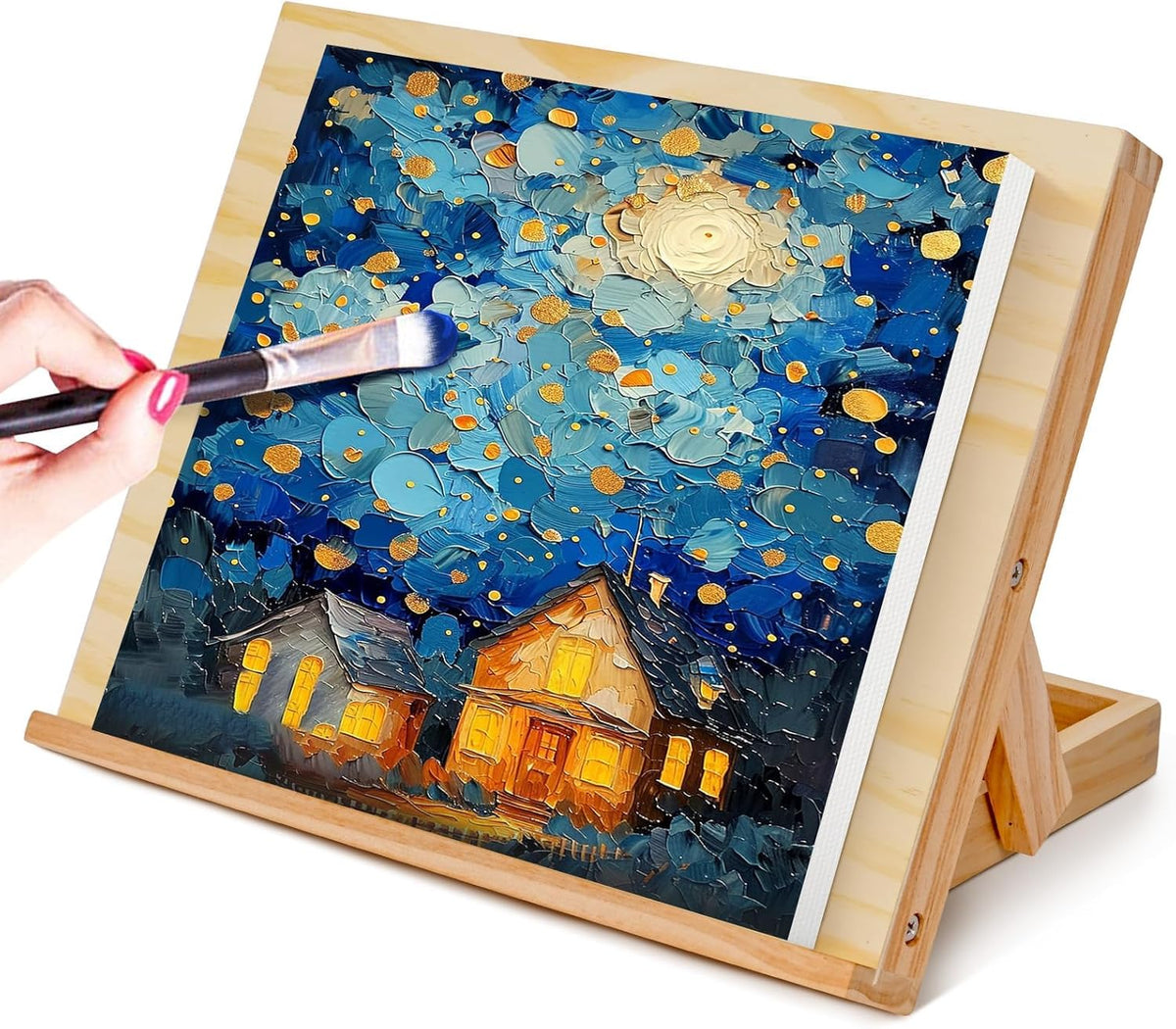 Easel for Painting Tabletop Easel 13 4/5 by 11 2/5 in