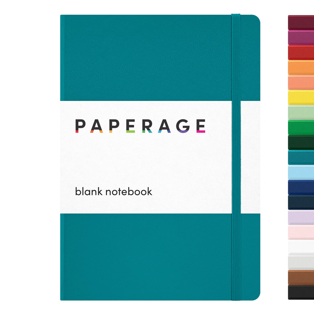 PAPERAGE Blank Journal Notebook, (Lavender), 160 Pages, Medium 5.6 in x 8 in - 100 GSM Thick Paper – Hardcover Journaling Notebook for Work, School, Note Taking or Sketching