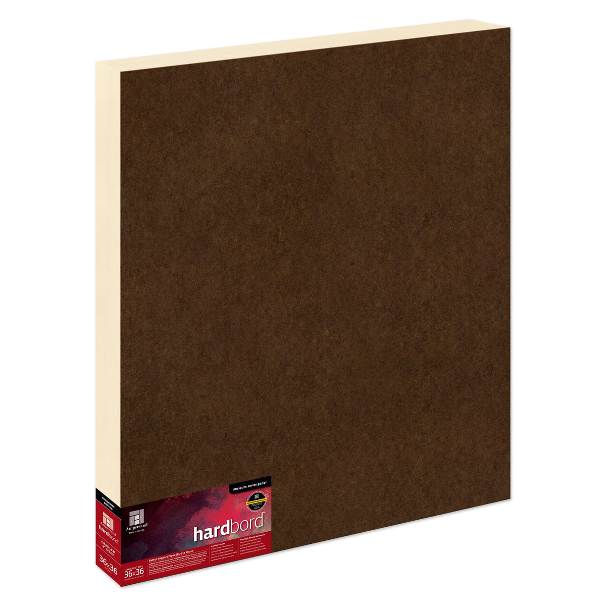Ampersand Museum Series Hardbord for Painting and Mounting, 1/8 Inch Depth, 12X16 Inch (AMHB12)