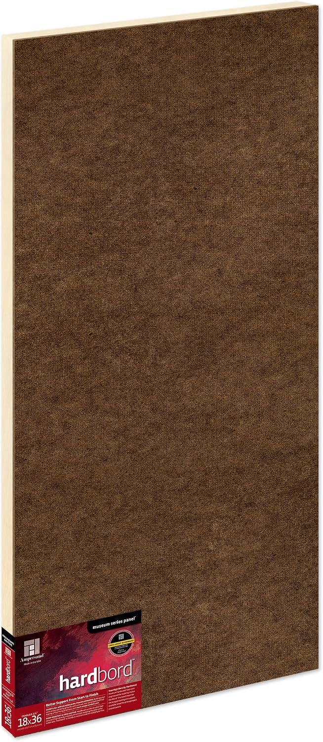 Ampersand Museum Series Hardbord for Painting and Mounting, 1/8 Inch Depth, 12X16 Inch (AMHB12)