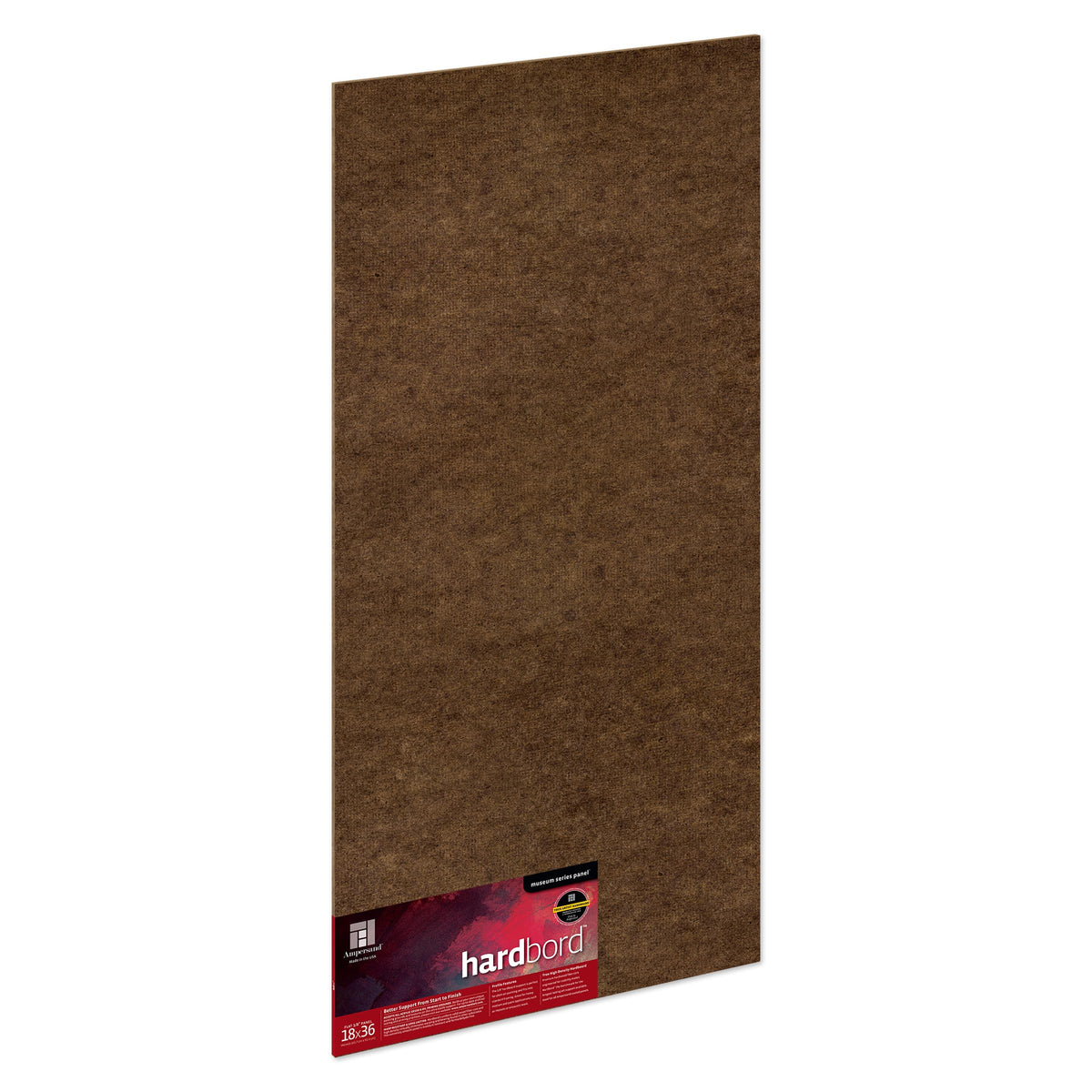 Ampersand Museum Series Hardbord for Painting and Mounting, 1/8 Inch Depth, 12X16 Inch (AMHB12)